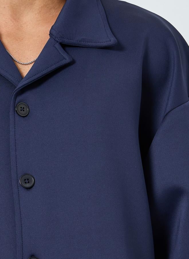 ستايلي طقم منسق من شورت وبلوزة بأكمام قصيرة - Image 2